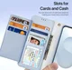 Dux Ducis Lawa Samsung Galaxy S25 Edge Hoesje 2-in-1 Wallet Case MagSafe Blauw afbeelding 7