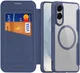 Dux Ducis Skin X Pro Samsung Galaxy S25 Edge Hoesje MagSafe Book Case Blauw afbeelding 2