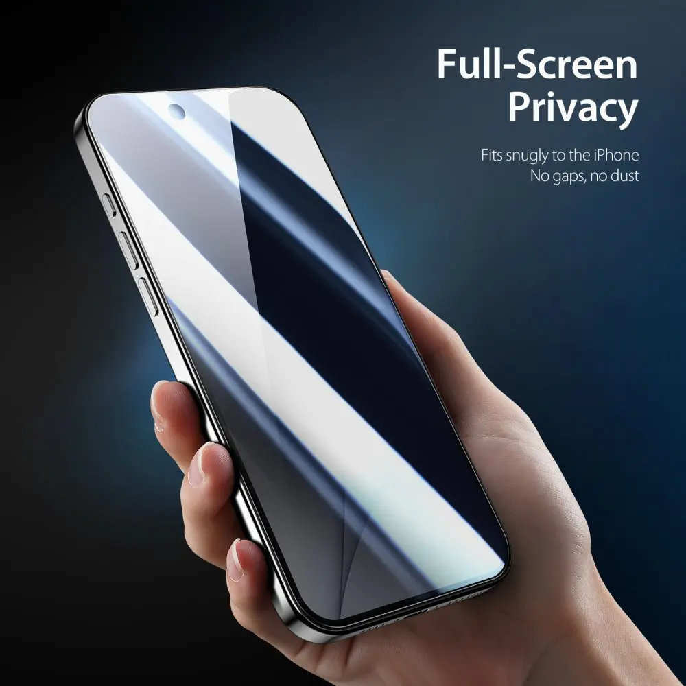 Dux Ducis Apple iPhone 17e / 16e Screen Protector Privacy Tempered Glass 9H afbeelding 7