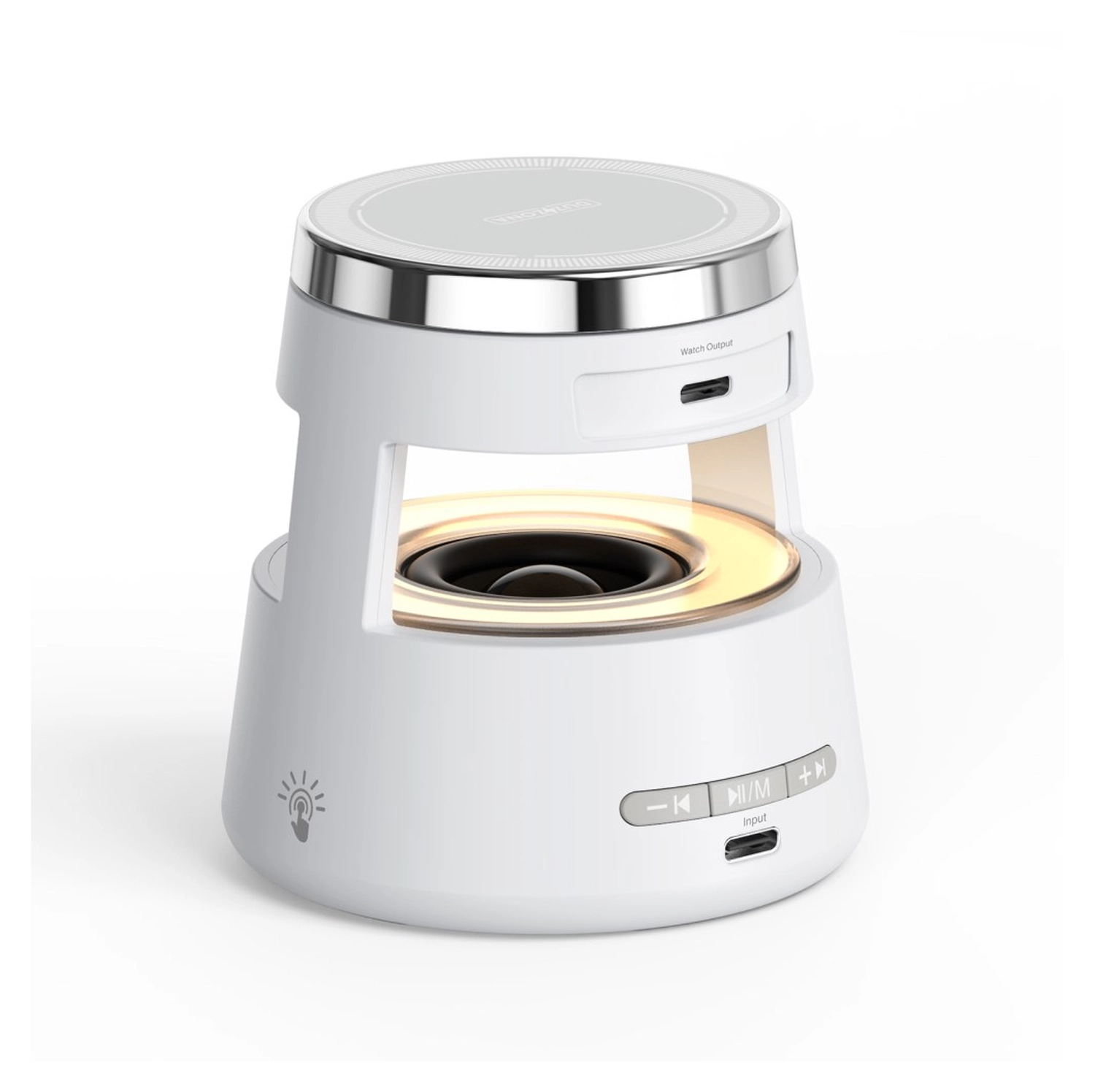 Duzzona W23 5-in-1 Draadloze MagSafe Oplader 15W met Bluetooth Speaker afbeelding 12