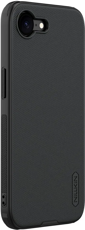 Nillkin Super Frosted Shield Apple iPhone 17e / 16e Hoesje Back Cover Zwart afbeelding 2