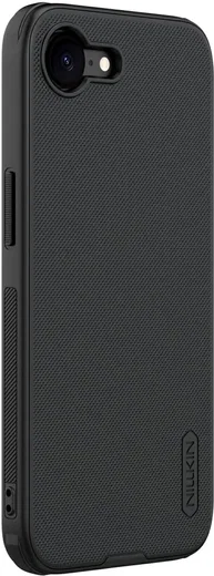 Nillkin Super Frosted Shield Apple iPhone 17e / 16e Hoesje Back Cover Zwart afbeelding 2