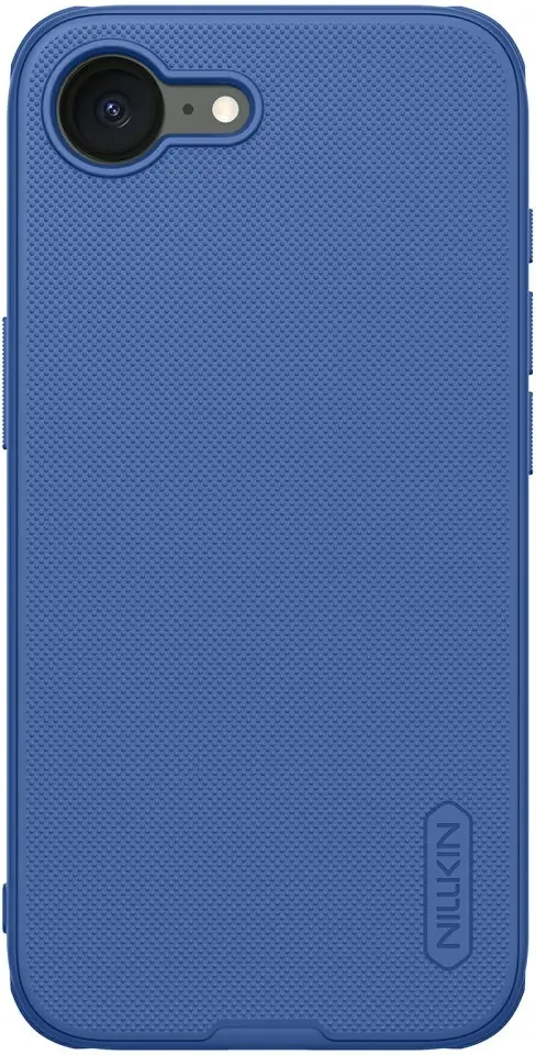 Nillkin Super Frosted Shield Apple iPhone 17e / 16e Hoesje Back Cover Blauw afbeelding 1