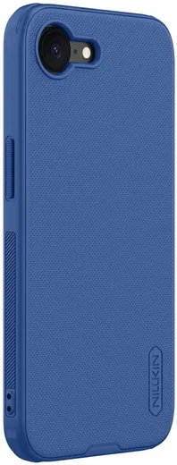 Nillkin Super Frosted Shield Apple iPhone 17e / 16e Hoesje Back Cover Blauw afbeelding 2