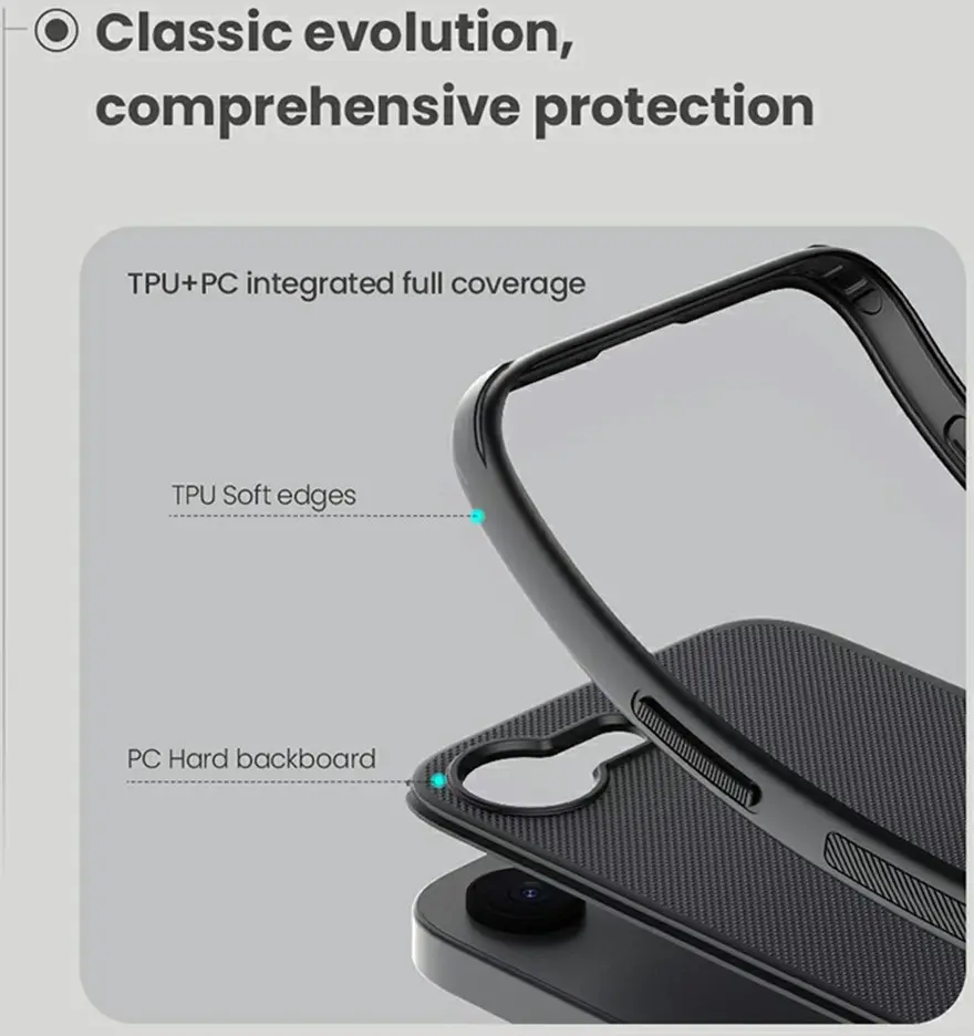 Nillkin Frosted Shield Apple iPhone 17e / 16e Hoesje MagSafe Back Cover Zwart afbeelding 6