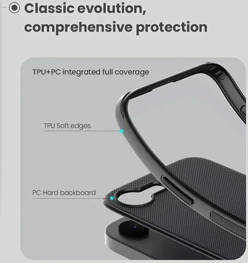 Nillkin Frosted Shield Apple iPhone 17e / 16e Hoesje MagSafe Back Cover Zwart afbeelding 6