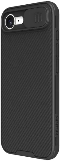 Nillkin CamShield Apple iPhone 17e / 16e Hoesje Camera Slider Back Cover Zwart afbeelding 1