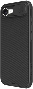 Nillkin CamShield Apple iPhone 17e / 16e Hoesje Camera Slider Back Cover Zwart