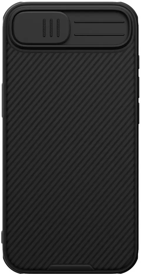 Nillkin CamShield Apple iPhone 17e / 16e Hoesje Camera Slider Back Cover Zwart afbeelding 2