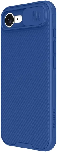 Nillkin CamShield Apple iPhone 17e / 16e Hoesje Camera Slider Back Cover Blauw afbeelding 1