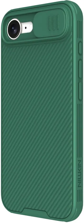 Nillkin CamShield Apple iPhone 17e / 16e Hoesje Camera Slider Back Cover Groen afbeelding 1