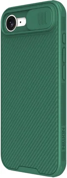 Nillkin CamShield Apple iPhone 17e / 16e Hoesje Camera Slider Back Cover Groen