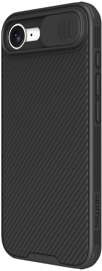 Nillkin CamShield MagSafe iPhone 17e / 16e Hoesje Camera Slider Back Cover Zwart afbeelding 1