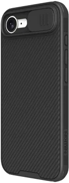 Nillkin CamShield MagSafe iPhone 17e / 16e Hoesje Camera Slider Back Cover Zwart