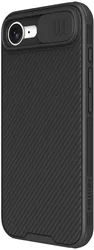 Nillkin CamShield MagSafe iPhone 17e / 16e Hoesje Camera Slider Back Cover Zwart afbeelding
