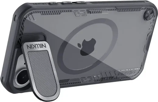 Nillkin IceBlade Prop Apple iPhone 17e / 16e Hoesje MagSafe Back Cover Zwart afbeelding 4