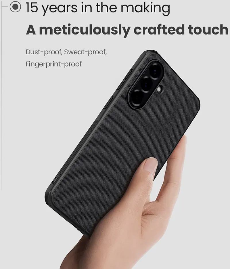 Nillkin Frosted Shield Samsung Galaxy A56 Hoesje MagSafe Back Cover Zwart afbeelding 6