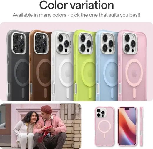 Spigen Cyrill Ultra Sheer Apple iPhone 16 Pro Hoesje met MagSafe Roze afbeelding 7
