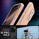Spigen Liquid Air Apple iPhone 16 Pro Max Hoesje Back Cover Roze afbeelding 2