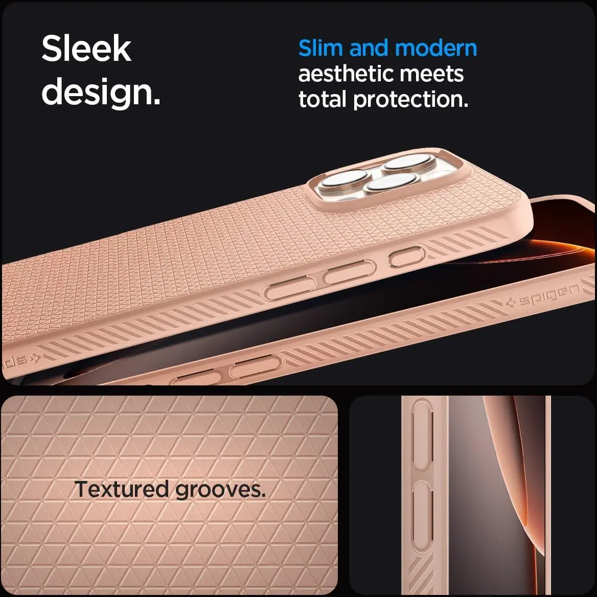 Spigen Liquid Air Apple iPhone 16 Pro Max Hoesje Back Cover Roze afbeelding 3