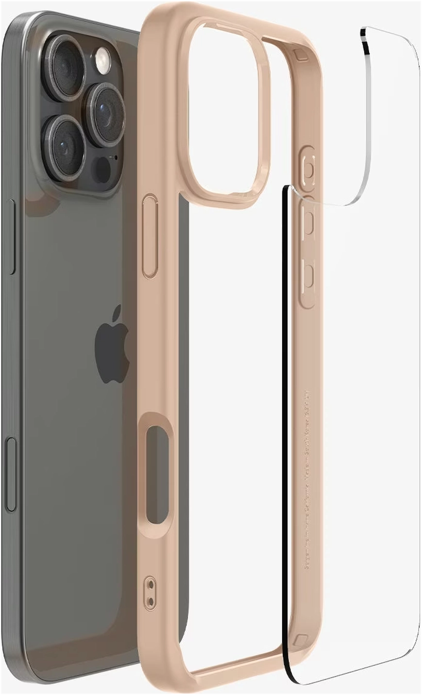 Spigen Ultra Hybrid Apple iPhone 16 Pro Max Hoesje Back Cover Roze afbeelding 8