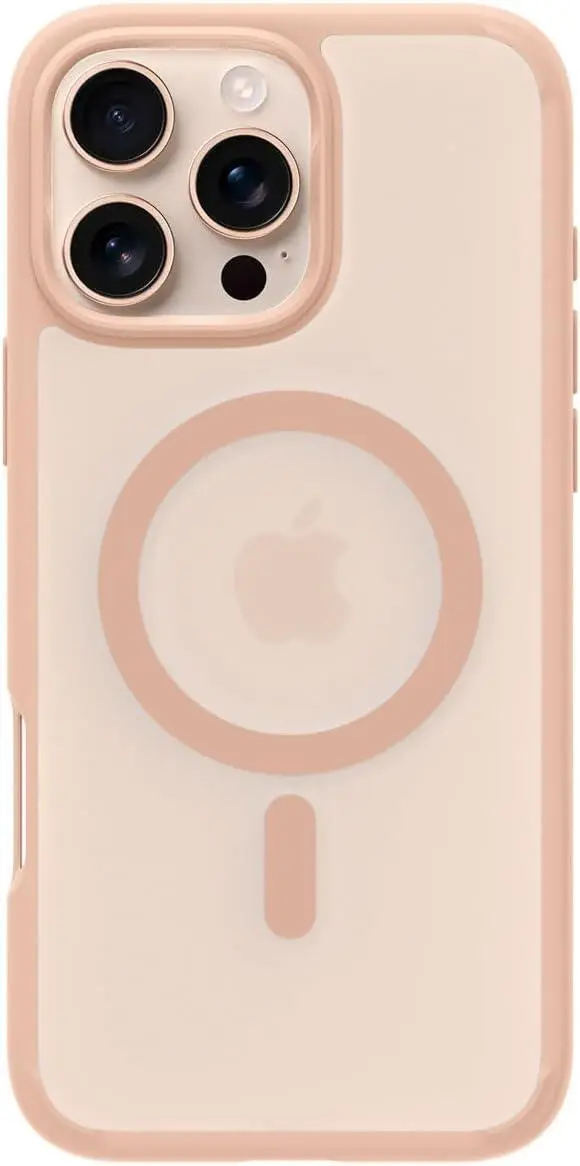 Spigen Ultra Hybrid MagFit Apple iPhone 16 Pro Max Hoesje MagSafe Frosted Roze afbeelding 8