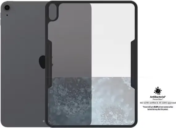 PanzerGlass ClearCase Apple iPad Air 10.9 (2020-2022) Hoes Transparant Zwart afbeelding 1