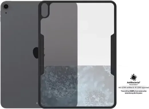 PanzerGlass ClearCase Apple iPad Air 10.9 (2020-2022) Hoes Transparant Zwart afbeelding 1