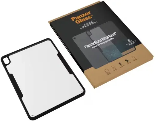 PanzerGlass ClearCase Apple iPad Air 10.9 (2020-2022) Hoes Transparant Zwart afbeelding 4