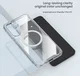Nillkin Nature Pro Samsung Galaxy A56 Hoesje MagSafe / Qi2 Back Cover Wit afbeelding 4