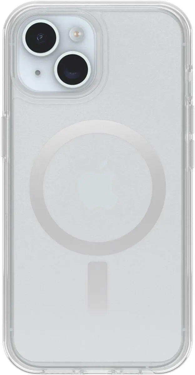 OtterBox Symmetry MagSafe Apple iPhone 16e / 15 / 14 / 13 Hoesje Transparant afbeelding 1