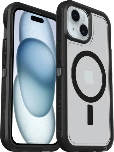 OtterBox Defender XT MagSafe iPhone 17e/16e/15/14/13 Hoesje Back Cover Zwart afbeelding 1
