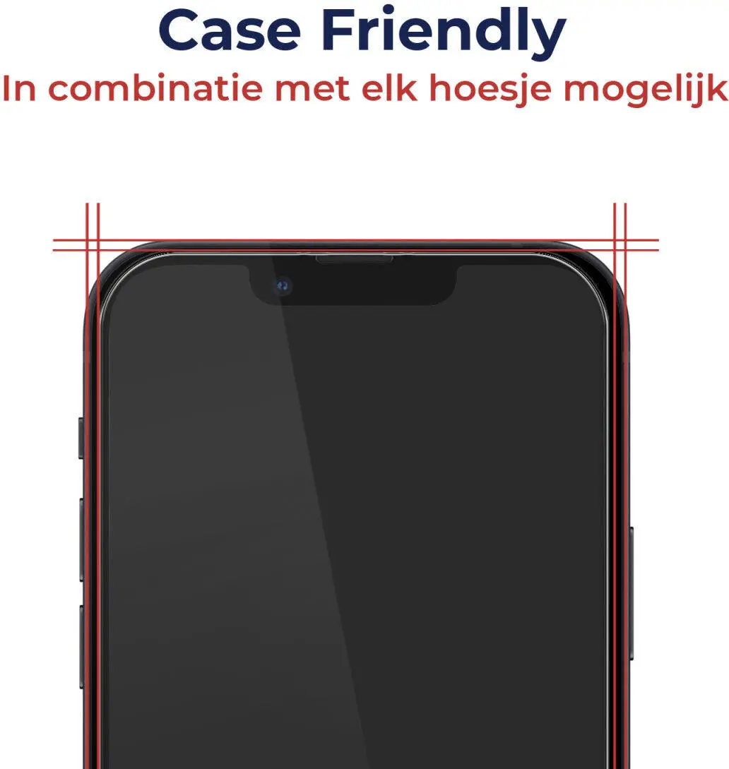Rosso Apple iPhone 17e / 16e Tempered Glass met Installatietray afbeelding 4