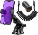 Buddi Way Universele Telefoonhouder Auto met Oplader voor Dashboard/Raam