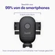 Buddi Way Universele Telefoonhouder Auto met Oplader voor Dashboard/Raam afbeelding 2