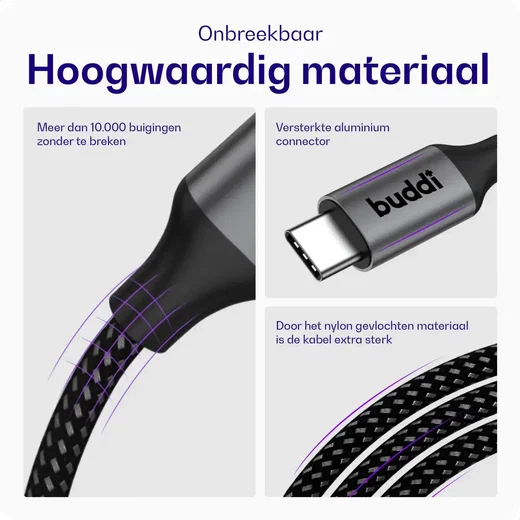 Buddi Way Universele Telefoonhouder Auto met Oplader voor Dashboard/Raam afbeelding 8