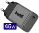 Buddi Power 45W Power Adapter Fast Charge USB-C Snellader Grijs afbeelding 1