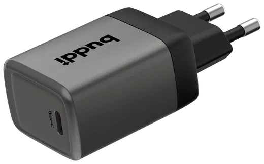 Buddi Power 45W Power Adapter Fast Charge USB-C Snellader Grijs afbeelding 12
