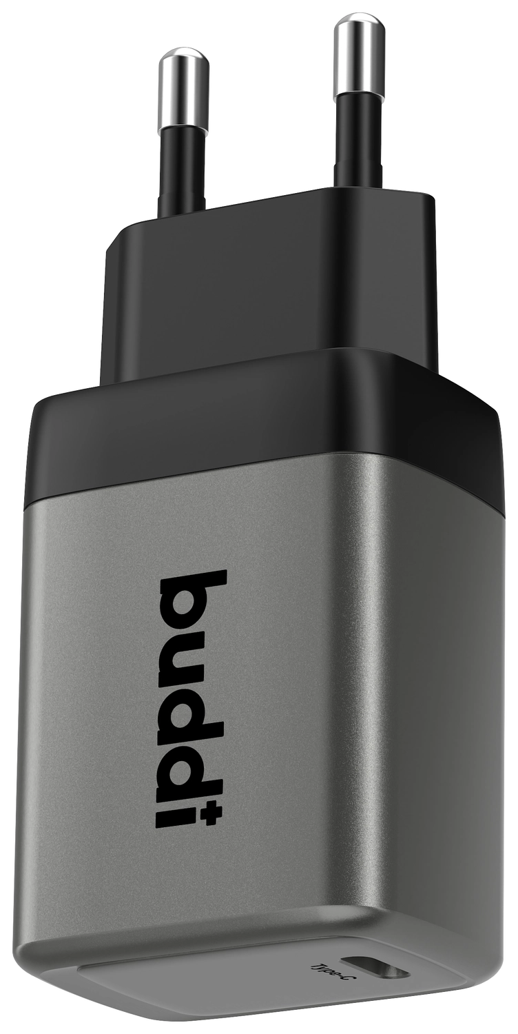 Buddi Power 45W Power Adapter Fast Charge USB-C Snellader Grijs afbeelding 11