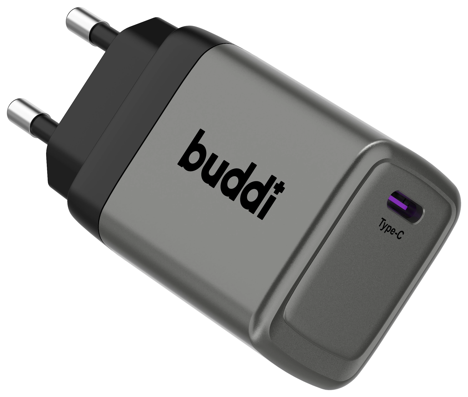 Buddi Power 45W Power Adapter Fast Charge USB-C Snellader Grijs afbeelding 16
