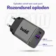 Buddi Power 45W Power Adapter Fast Charge USB-C + USB-A Snellader Grijs afbeelding 3