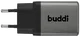 Buddi Power 45W Power Adapter Fast Charge USB-C + USB-A Snellader Grijs afbeelding 2