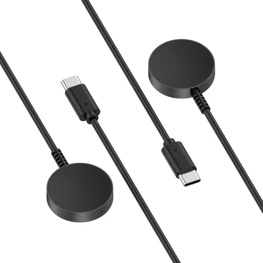 Samsung Galaxy Watch 4/5/6 Oplaadset - Draadloos + 25W Adapter - Zwart afbeelding 9