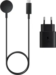 Samsung Draadloze Oplader + 25W Adapter voor Galaxy Watch afbeelding
