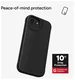 ZAGG Luxe Snap Apple iPhone 17e/16e/15/14/13 Hoesje Back Cover Transparant afbeelding 3