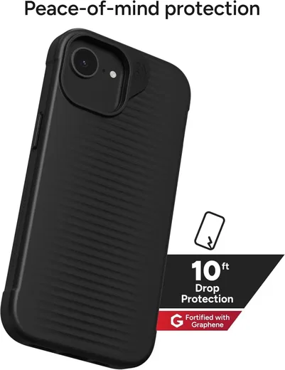 ZAGG Luxe Snap Apple iPhone 17e/16e/15/14/13 Hoesje Back Cover Zwart afbeelding 2