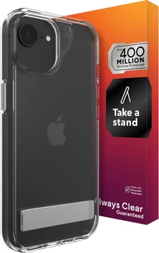 ZAGG Crystal Palace Snap Kickstand iPhone 17e/16e/15/14/13 Hoesje Transparant