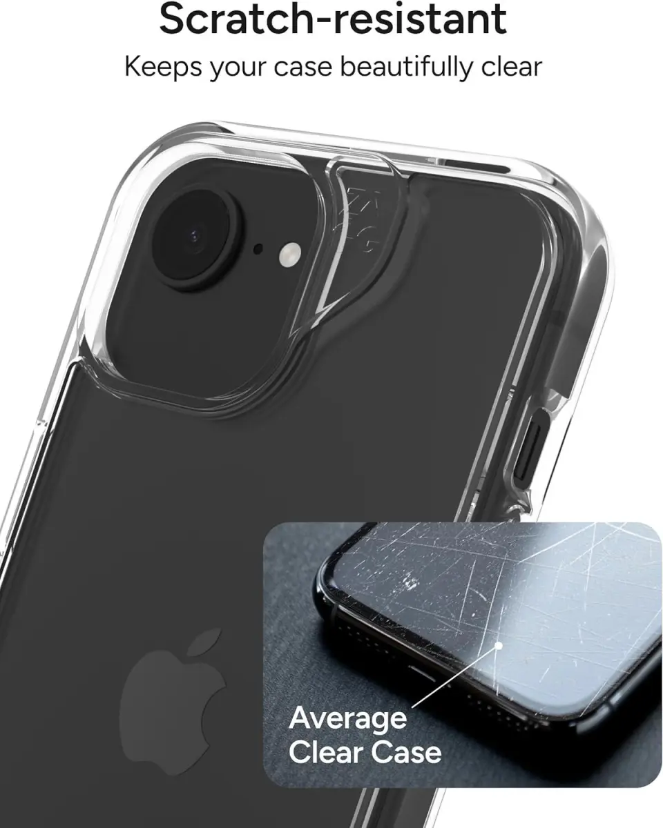 ZAGG Crystal Palace Snap Kickstand iPhone 17e/16e/15/14/13 Hoesje Transparant afbeelding 5