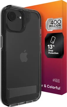 ZAGG Santa Cruz Snap iPhone 17e/16e/15/14/ Hoesje met Kickstand Zwart