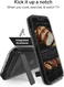ZAGG Santa Cruz Snap iPhone 17e/16e/15/14/ Hoesje met Kickstand Zwart afbeelding 2